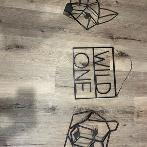 Black Metal Nursery Decor